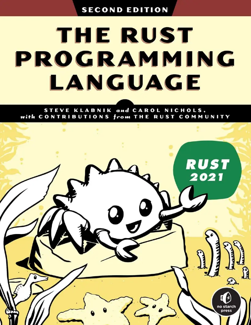 The Rust Programming Language. 2 Ed