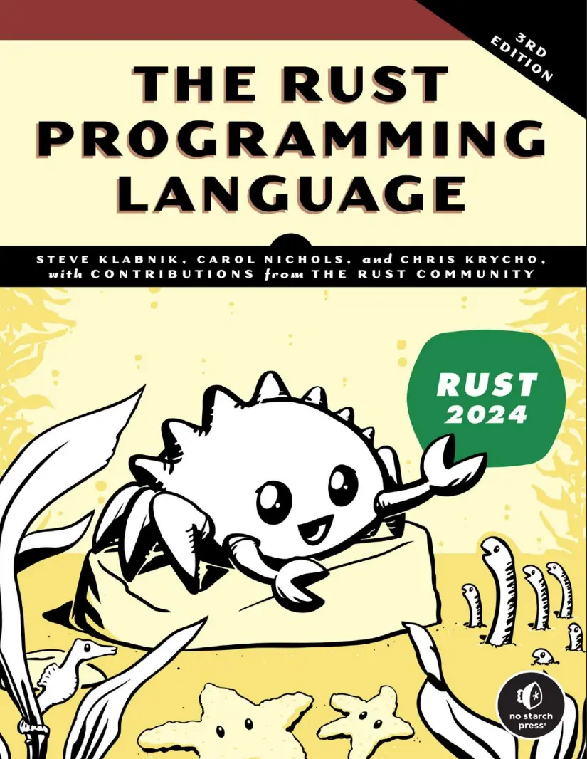 The Rust Programming Language. 3 Ed