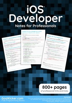 iOS Notes For Professionals