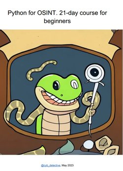 Python for OSINT. 21 day course for beginners